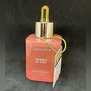 🆕 Sand + Fog 🌸Peony & Lily 🌺 50 ml Perfume Oil Dropper ✨new unused✨